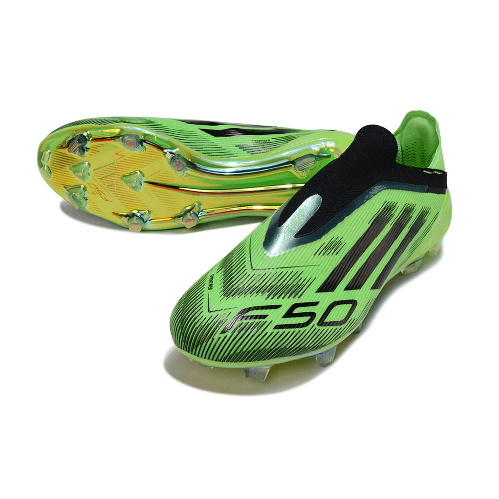 Chuteira Campo Adidas F50+ LL FG Verde e Preta
