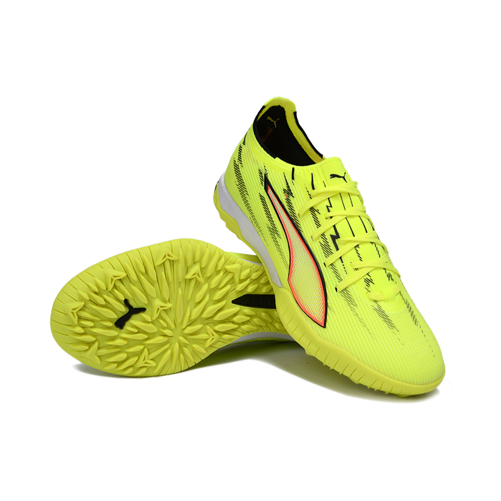 Chuteira Society Puma Ultra 6 Ultimate TF Verde e Preto