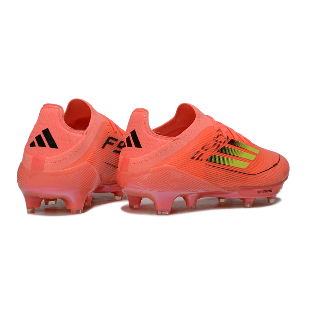 Chuteira Campo Adidas F50+ FG Laranja e Amarela