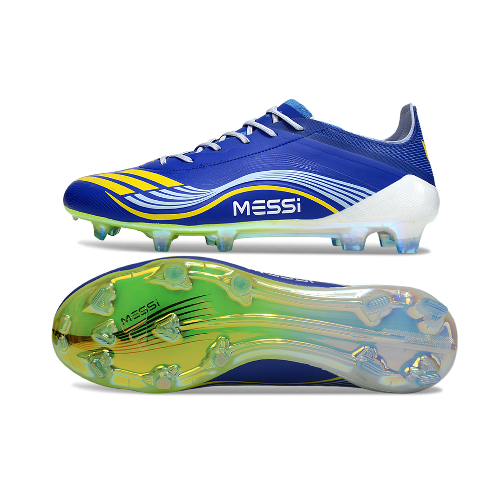 Chuteira Campo Adidas F50+FG Azul 'Vis10n'