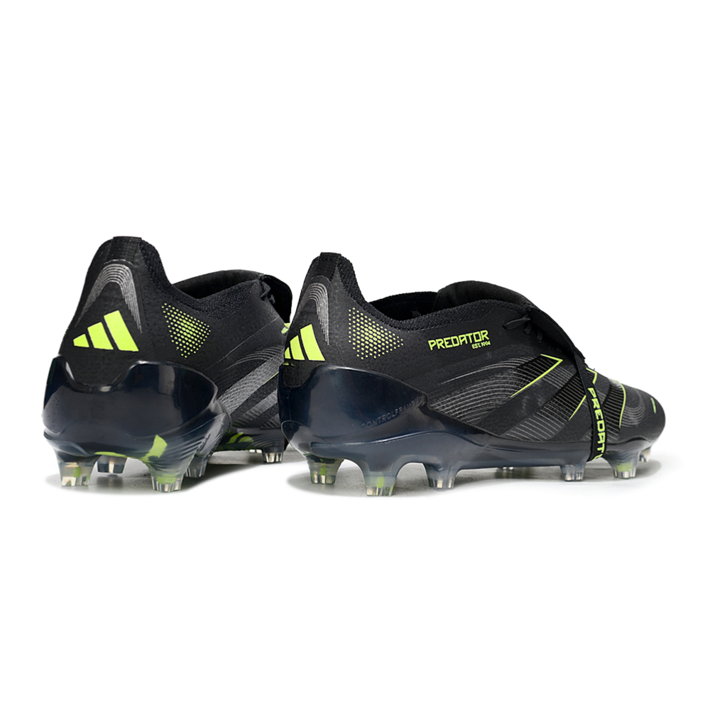 Chuteira Campo Adidas Predator FT 30 Elite FG Preta e Verde "Eletric Stealth"
