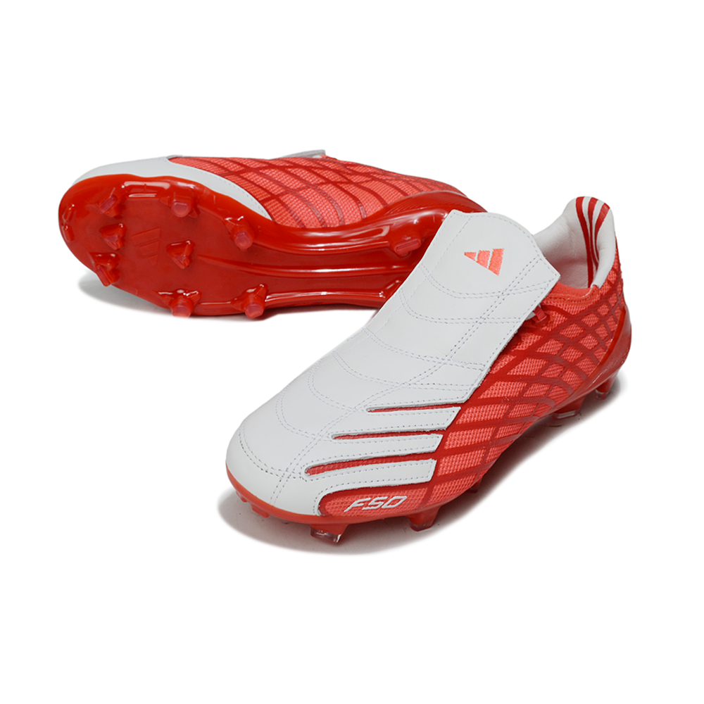 Chuteira Campo Adidas F50 Spider Remake Vermelho e Branco