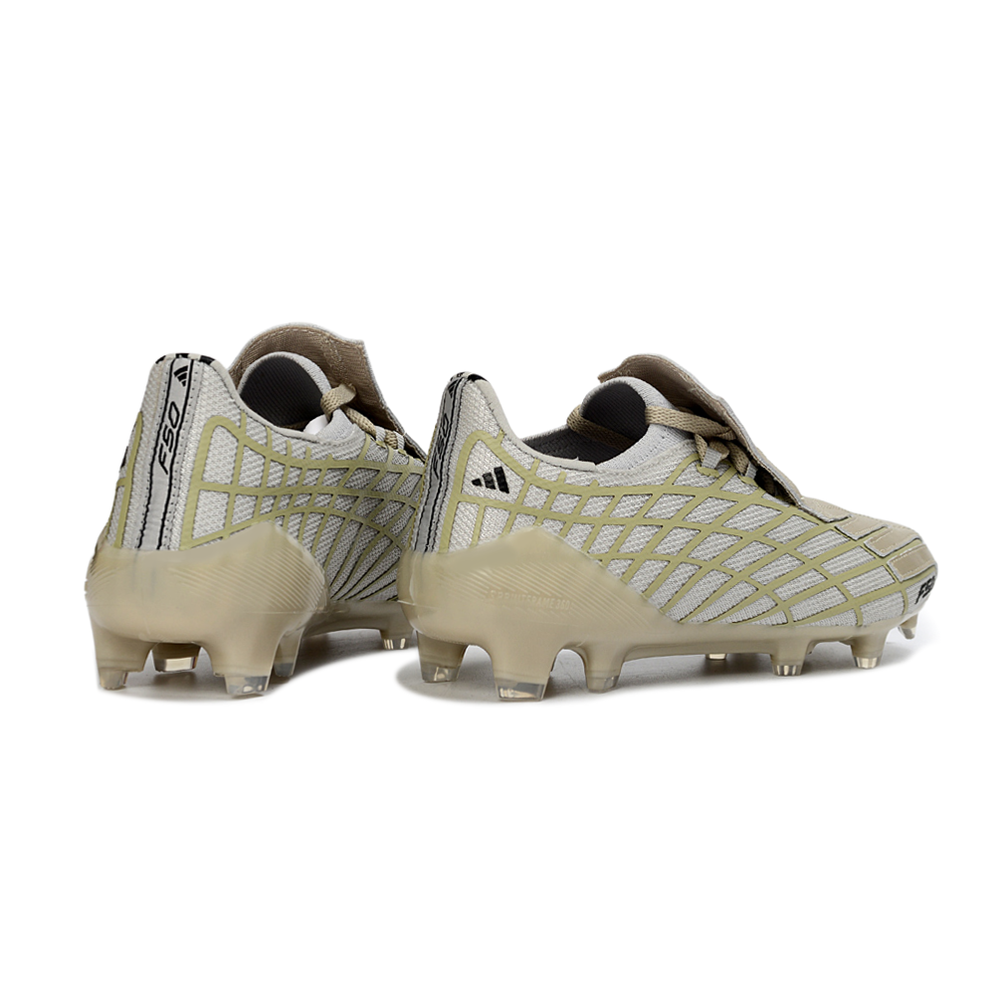 Chuteira Campo Adidas F50 Spider Remake Dourado
