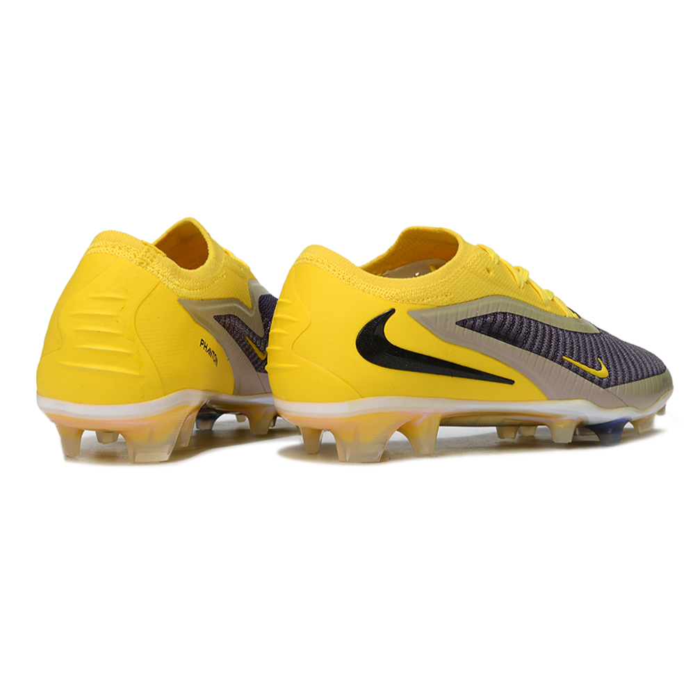 Chuteira Campo Nike Phantom GX 3 Elite FG Amarelo e Cinza
