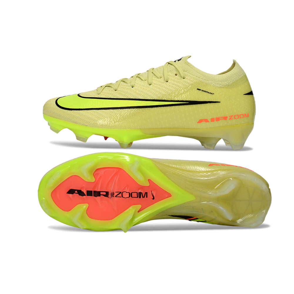 Chuteira Campo Nike Air Zoom Mercurial Vapor 16 Elite FG Verde "Max Voltage"