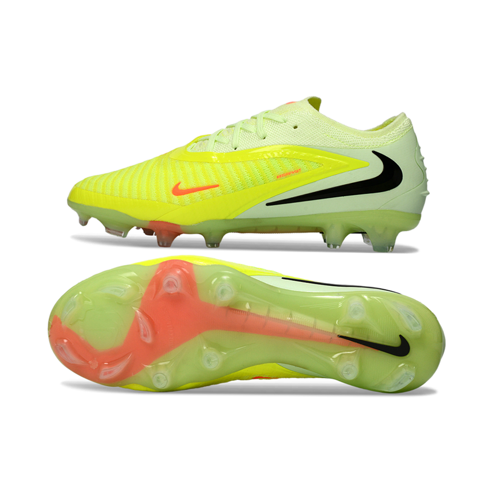 Chuteira Campo Nike Phantom GX 3 Elite FG Verde "Max Voltage"