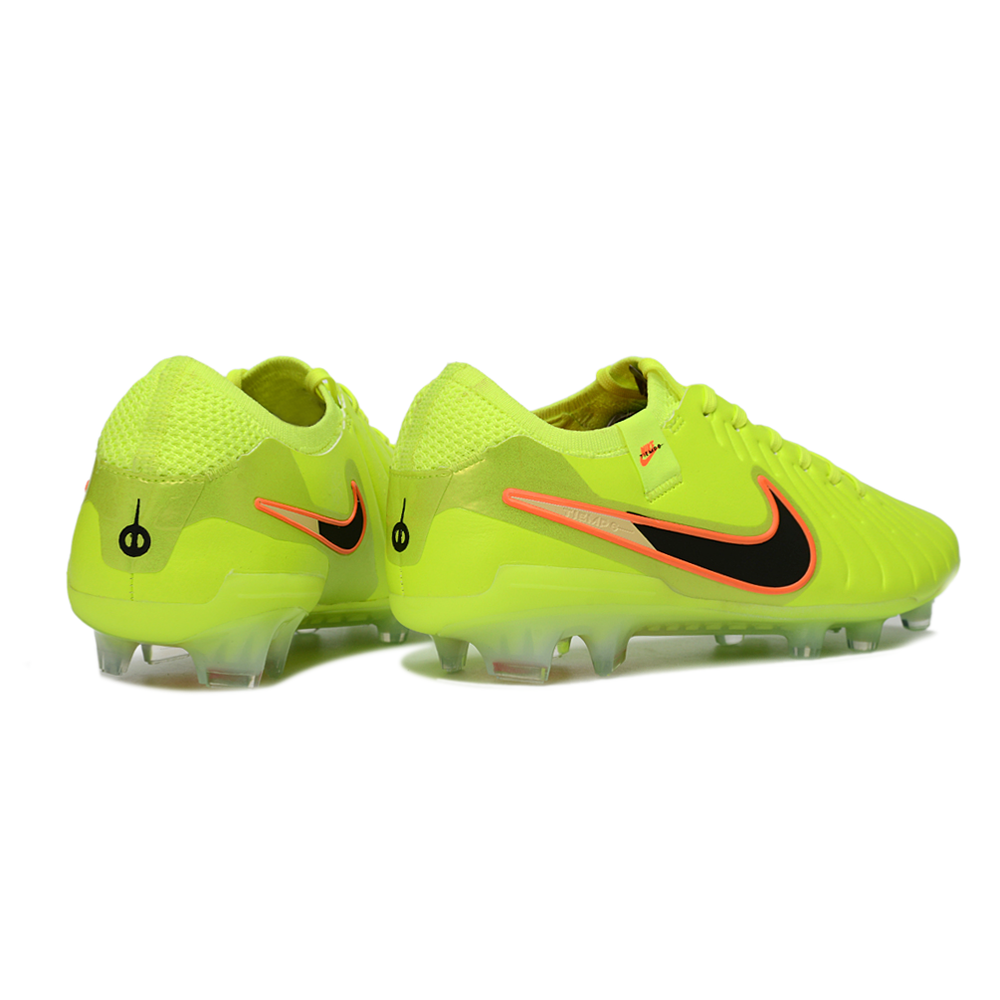 Chuteira Campo Nike Tiempo Legend 10 Elite FG Verde "Max Voltage"