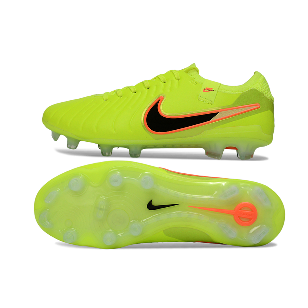 Chuteira Campo Nike Tiempo Legend 10 Elite FG Verde "Max Voltage"