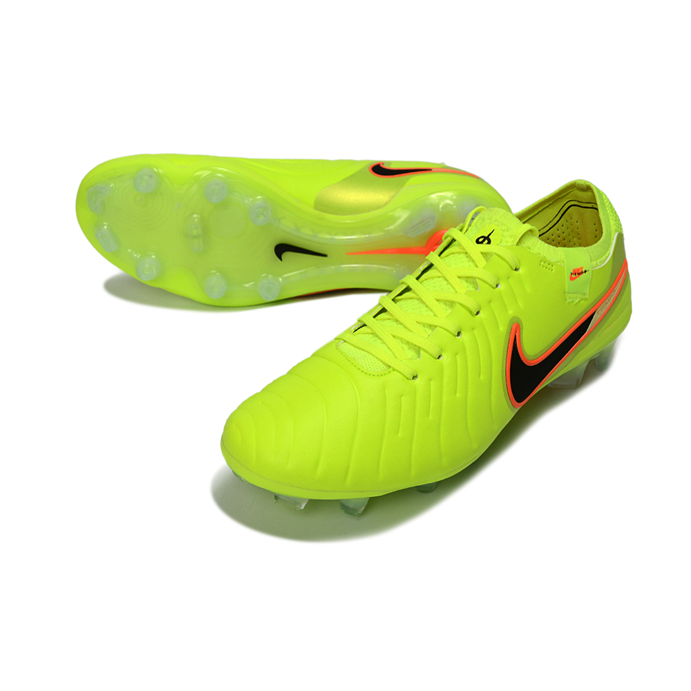 Chuteira Campo Nike Tiempo Legend 10 Elite FG Verde "Max Voltage"