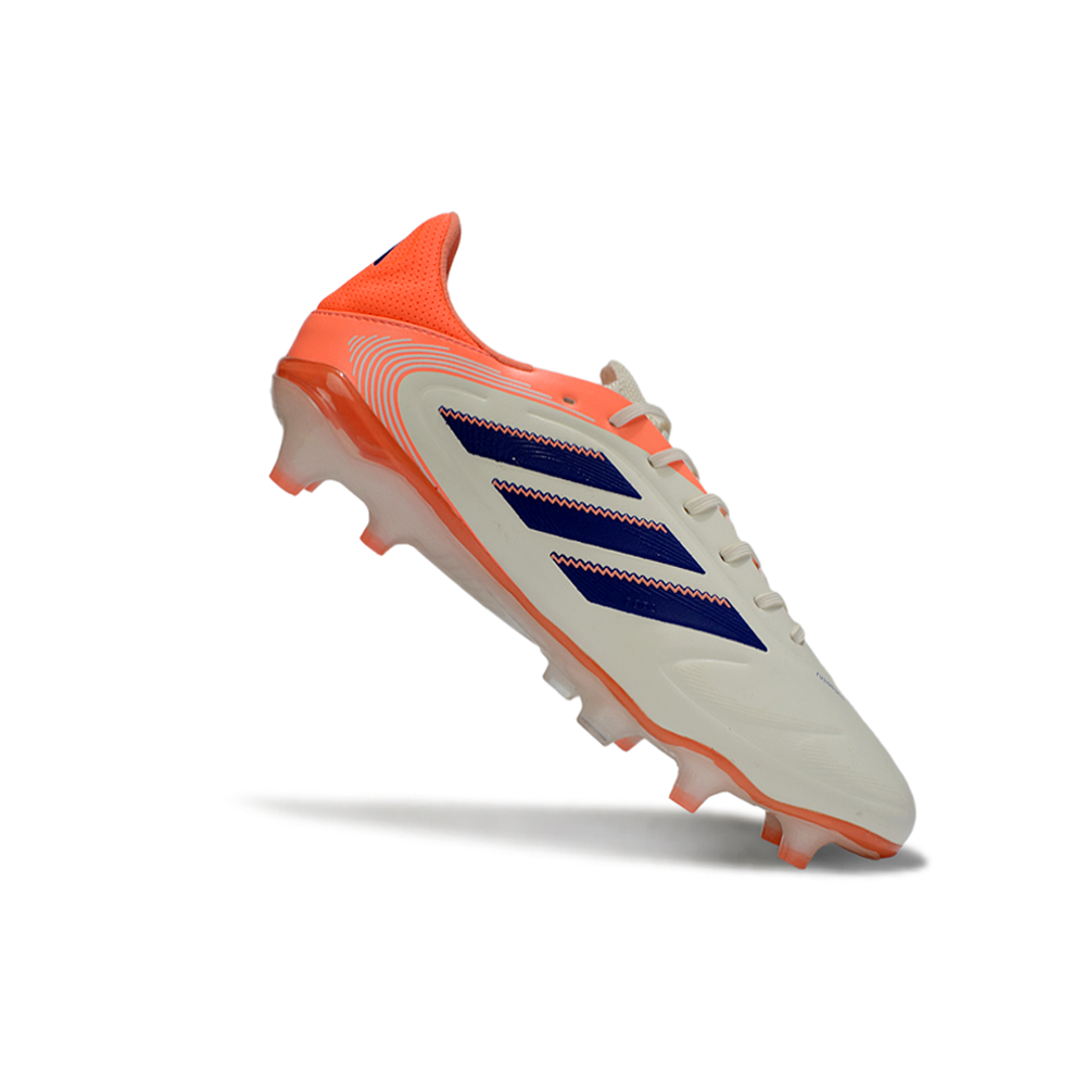 Chuteira Campo Adidas Copa Pure III Elite FG ''Coral Blaze'' Bege e Laranja