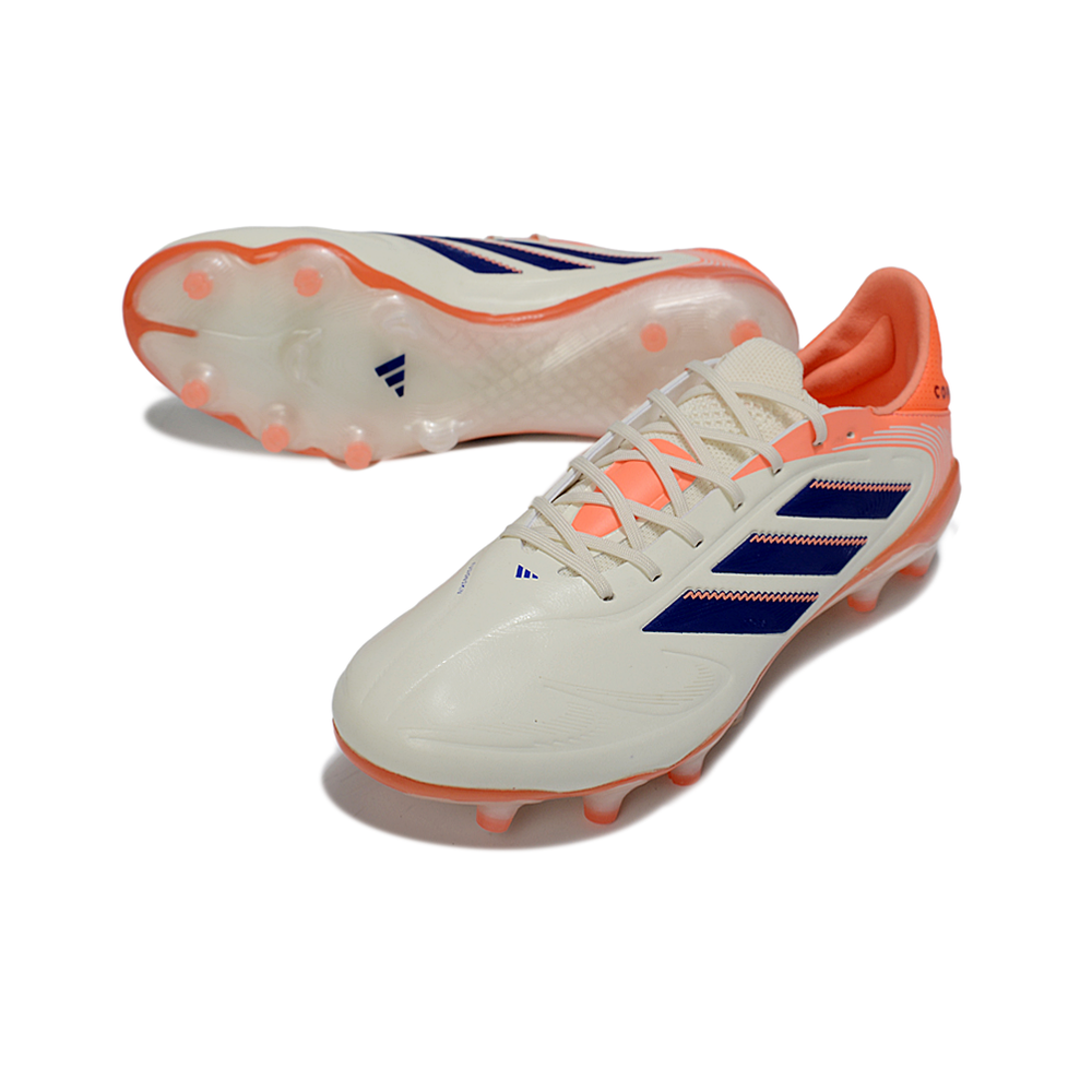 Chuteira Campo Adidas Copa Pure III Elite FG ''Coral Blaze'' Bege e Laranja