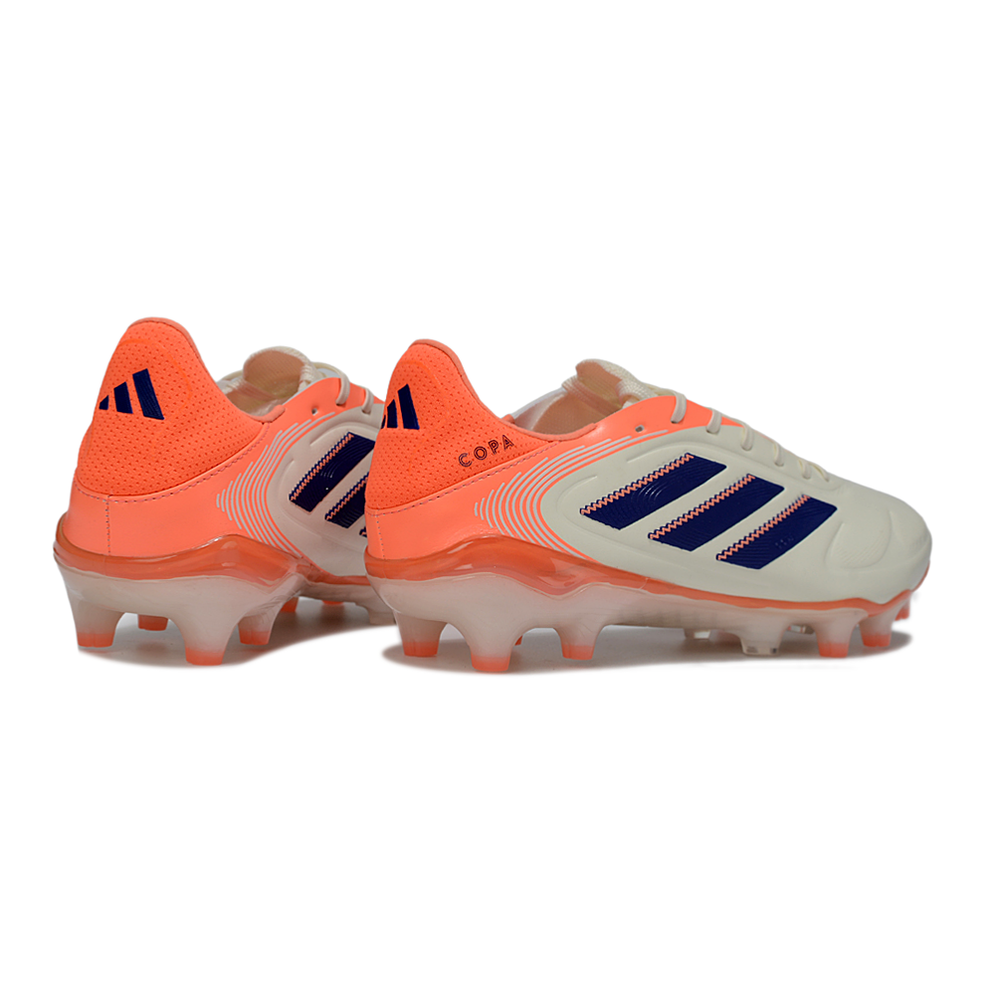 Chuteira Campo Adidas Copa Pure III Elite FG ''Coral Blaze'' Bege e Laranja