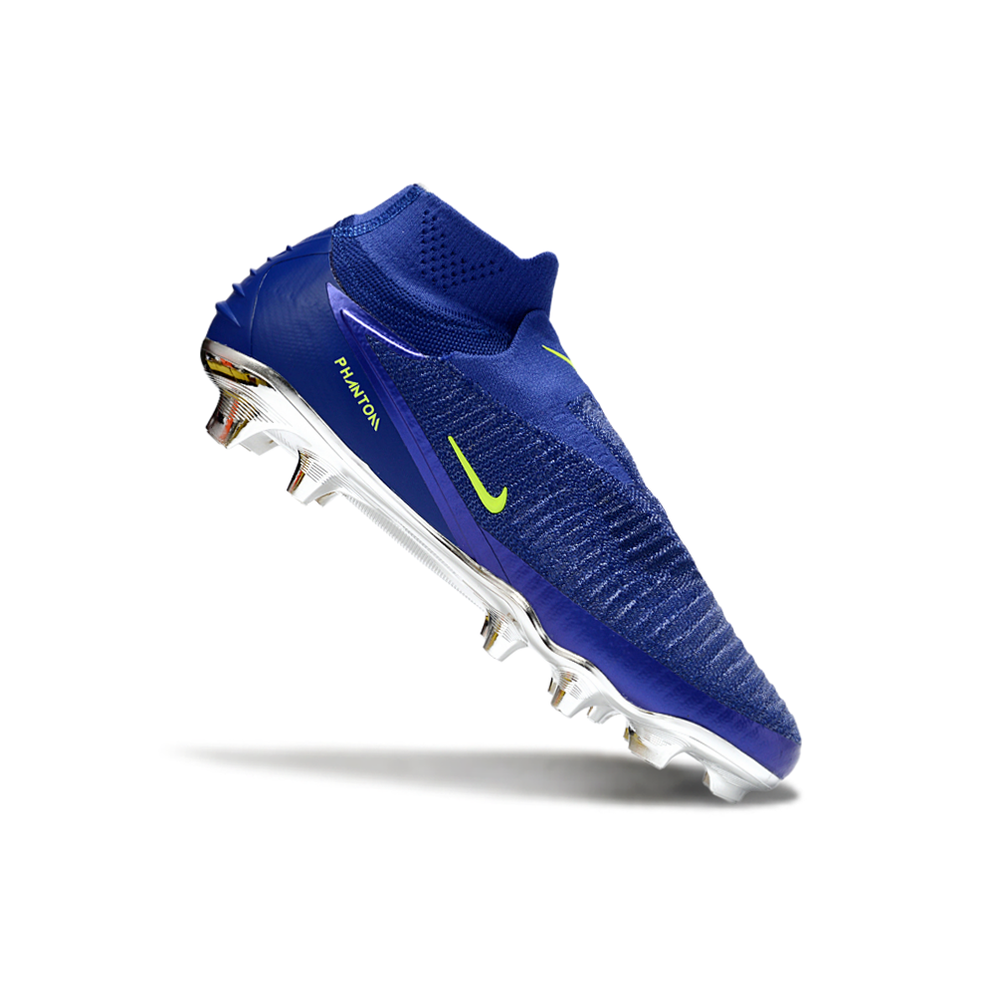 Chuteira Campo Nike Phantom GX 6 Elite FG Azul e Verde 