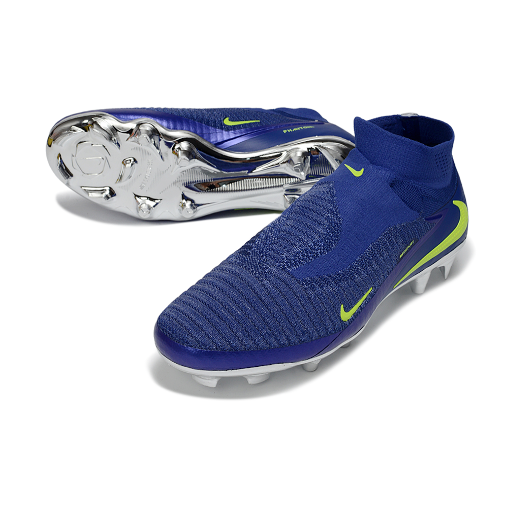 Chuteira Campo Nike Phantom GX 6 Elite FG Azul e Verde 