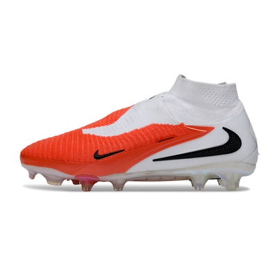 Chuteira Campo Nike Phantom GX 6 Elite FG Branco e Laranja 
