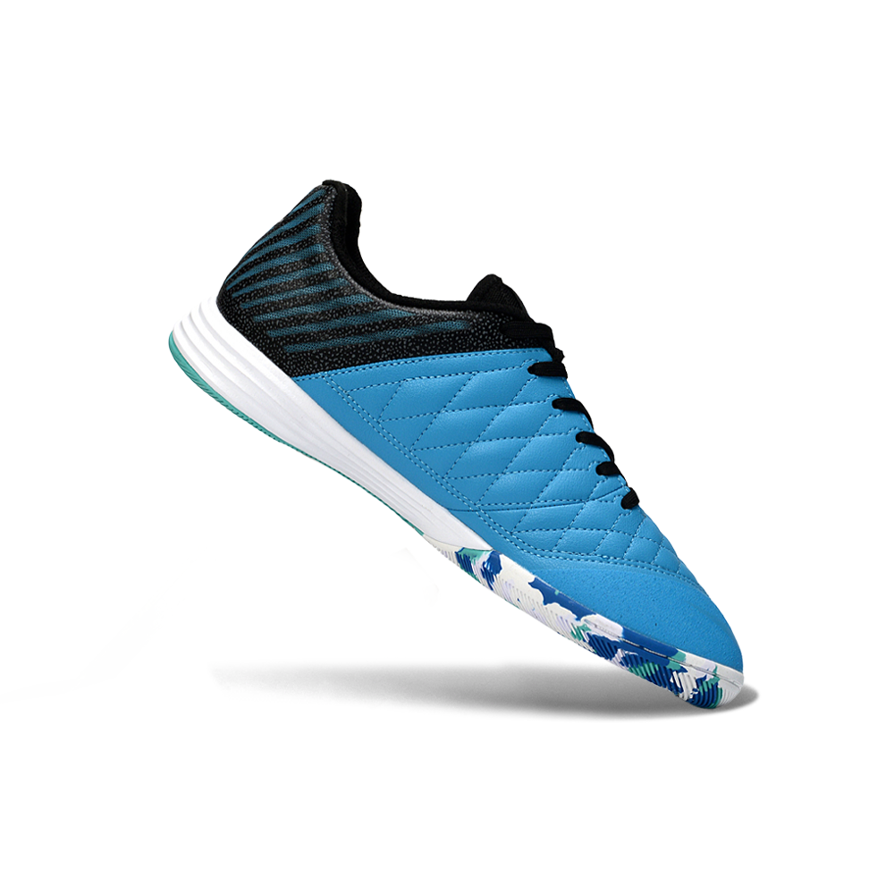 Chuteira Futsal Nike Lunar Gato II IC Preto, Azul e Verde