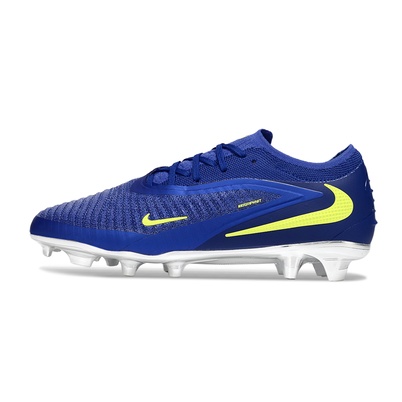 Chuteira Campo Nike Phantom GX 3 Elite FG Azul, Verde e Prata