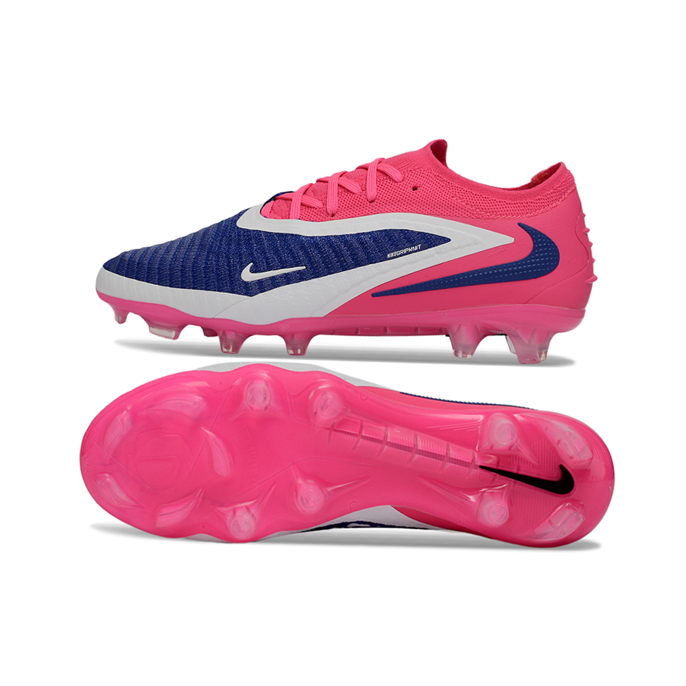 Chuteira Campo Nike Phantom GX 3 Elite FG Rosa e Azul