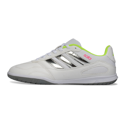 Chuteira Futsal Adidas Top Sala IC Branco, Prata e Verde 