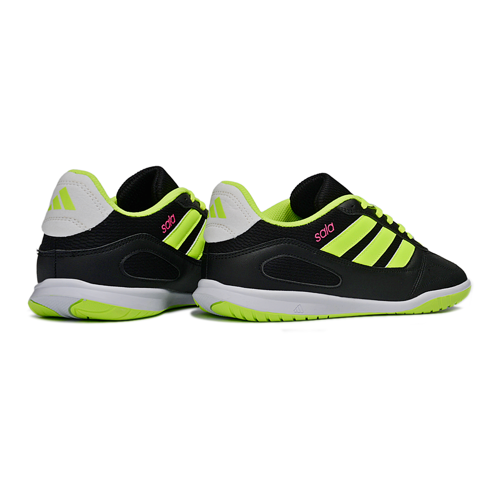Chuteira Futsal Adidas Top Sala IC Preto e Verde 