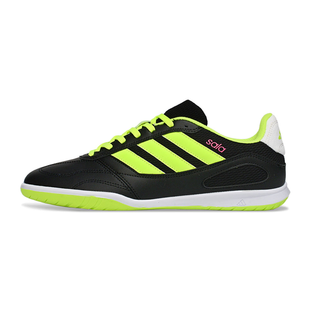 Chuteira Futsal Adidas Top Sala IC Preto e Verde 