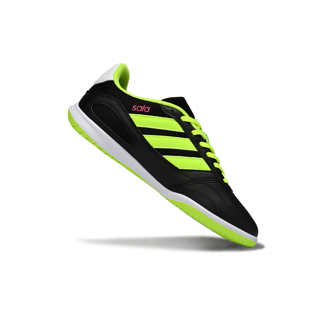 Chuteira Futsal Adidas Top Sala IC Preto e Verde 