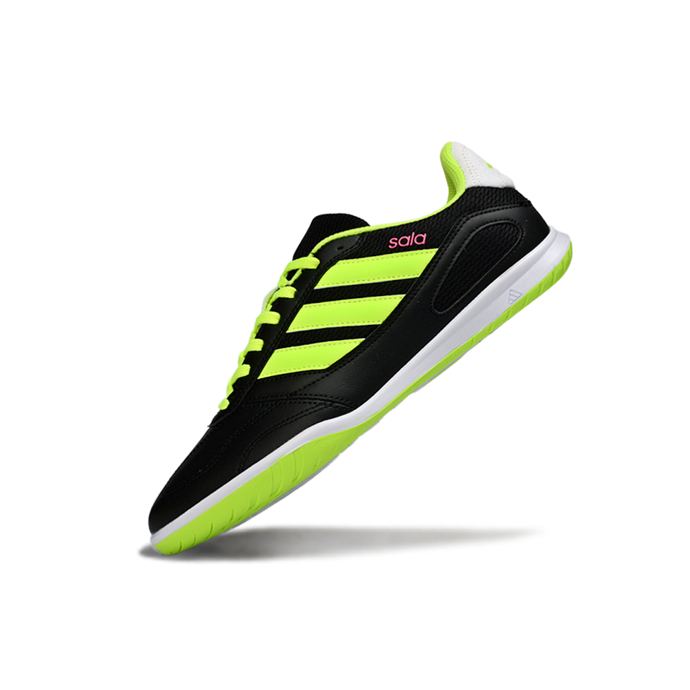 Chuteira Futsal Adidas Top Sala IC Preto e Verde 