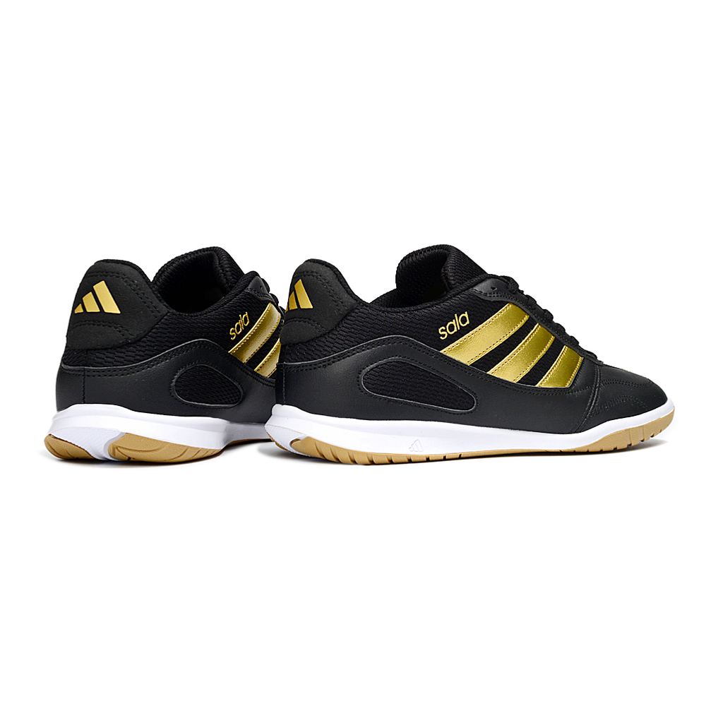 Chuteira Futsal Adidas Top Sala IC Preto e Dourado