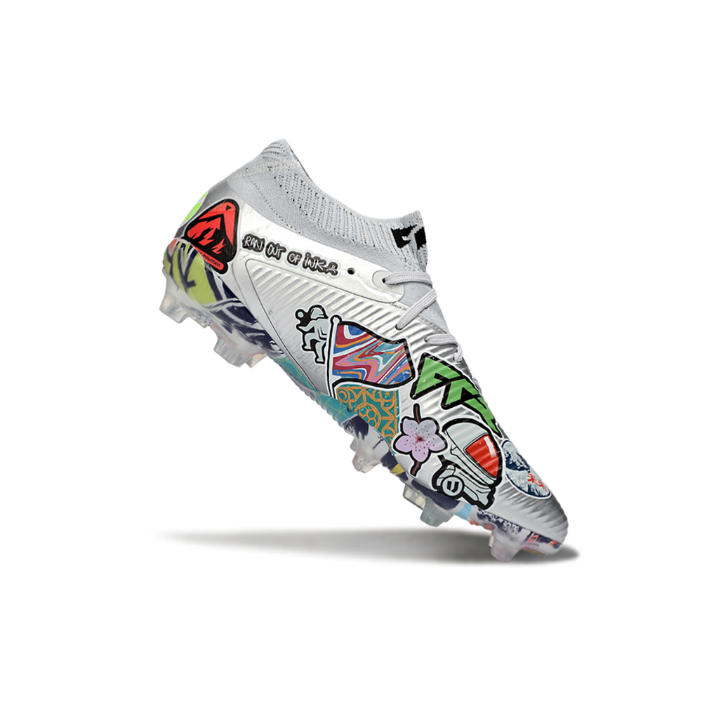 Chuteira Campo Puma Future 8 FG Prata 