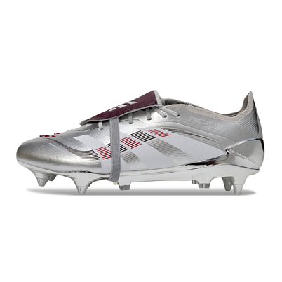 Chuteira Campo Adidas Predator Elite FT 30 Ponta de Aluminio Prata