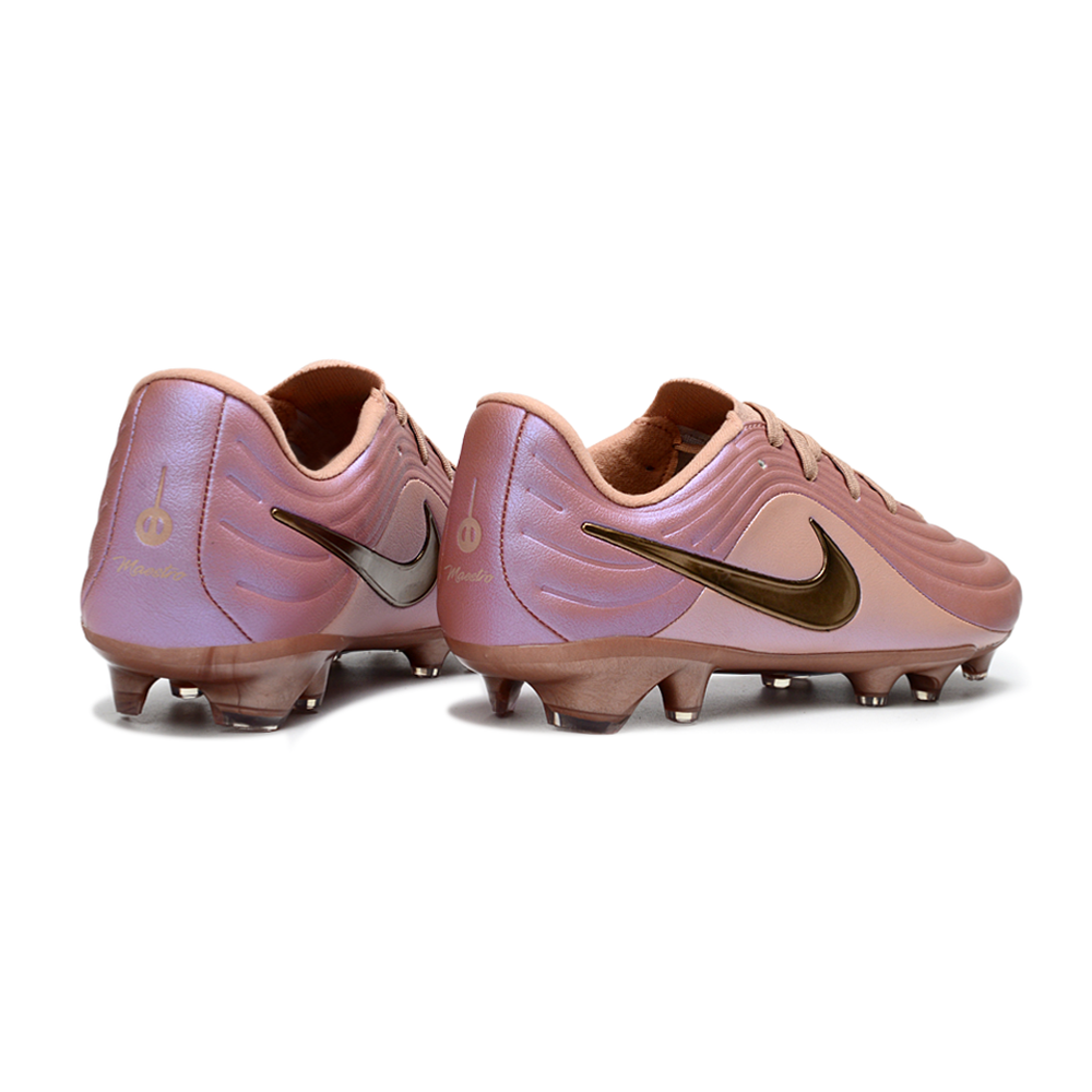 Chuteira Campo Nike Tiempo Legend 10 Elite FG Rose e Dourado