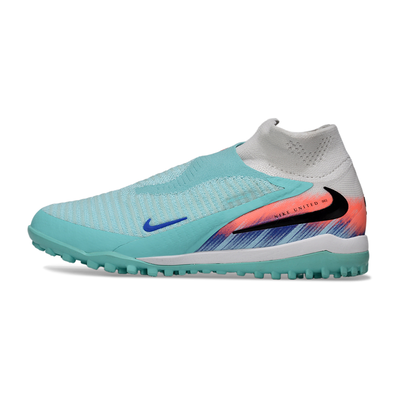 Chuteira Society Nike Phantom GX 6 DF Elite TF Branco e Verde