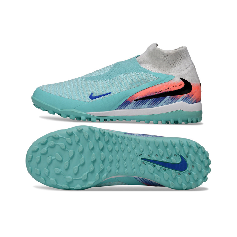 Chuteira Society Nike Phantom GX 6 DF Elite TF Branco e Verde