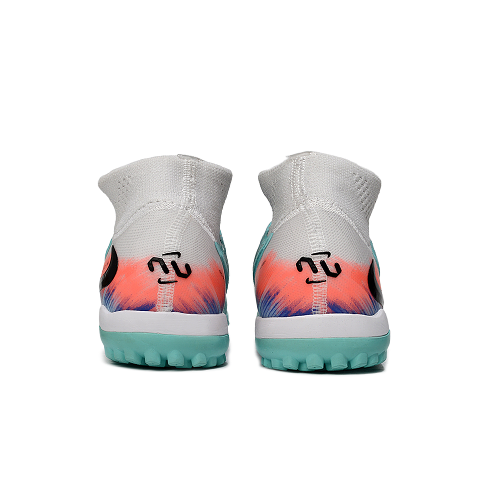 Chuteira Society Nike Phantom GX 6 DF Elite TF Branco e Verde