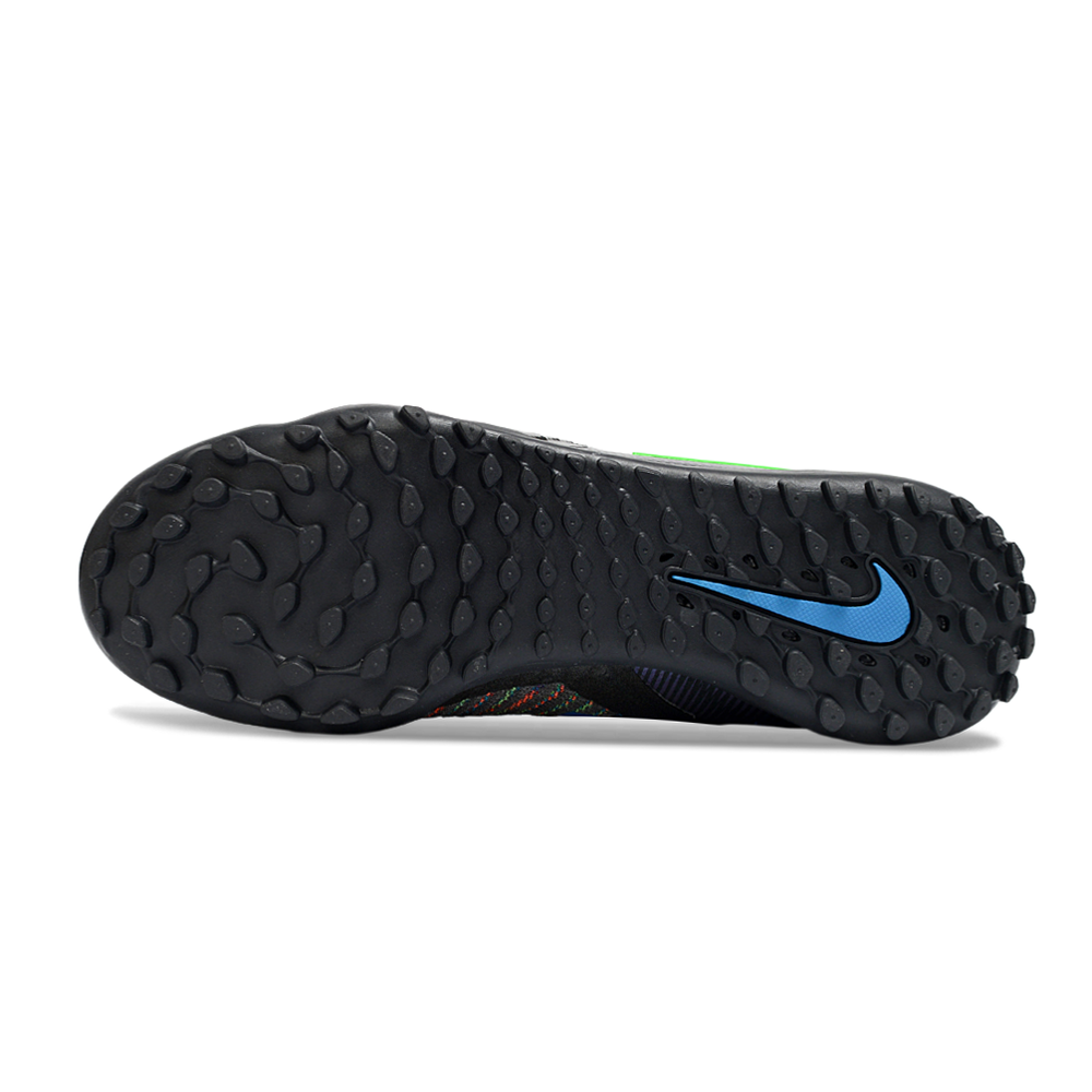 Chuteira Society Nike Phantom GX 6 DF Elite TF Preto e Colorido