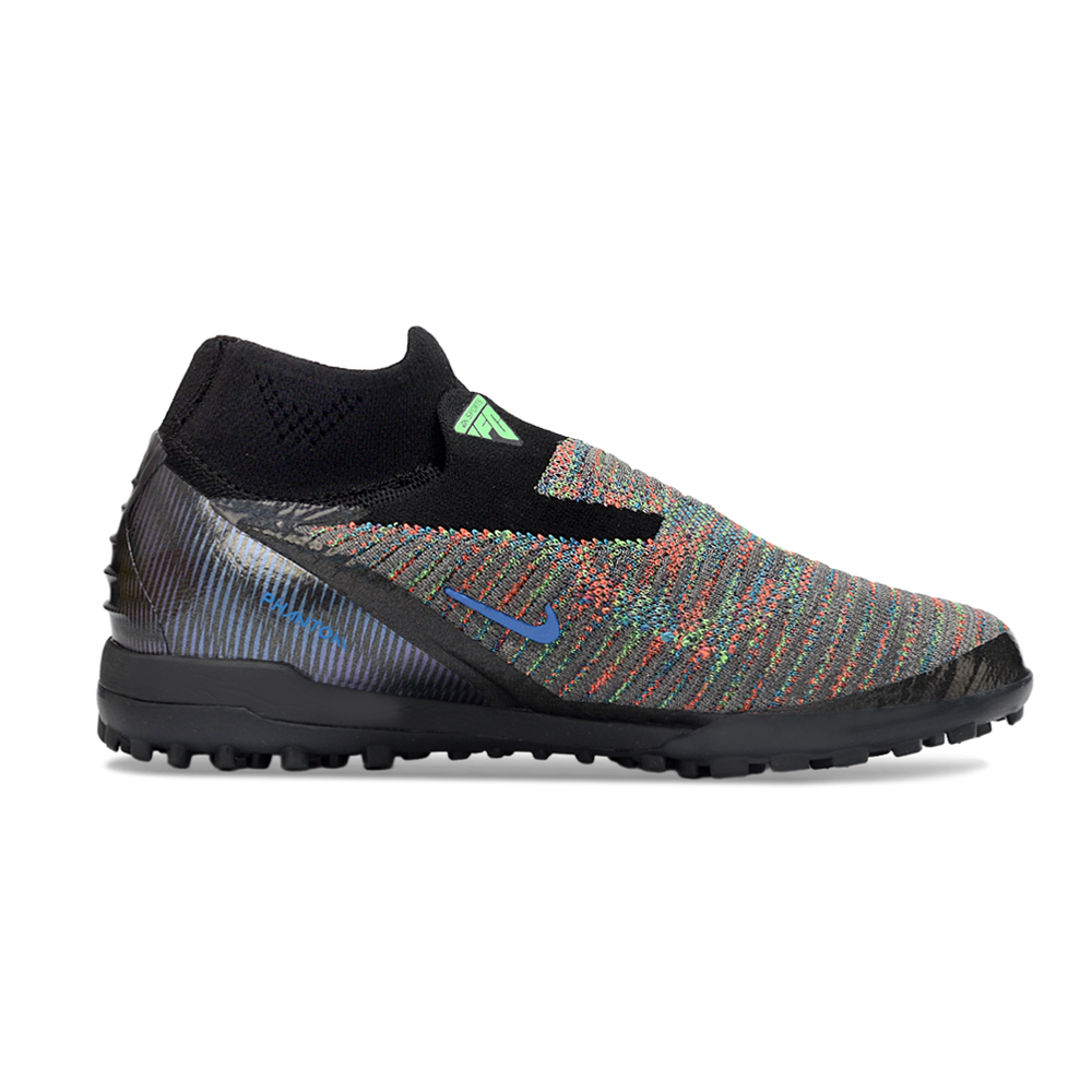Chuteira Society Nike Phantom GX 6 DF Elite TF Preto e Colorido