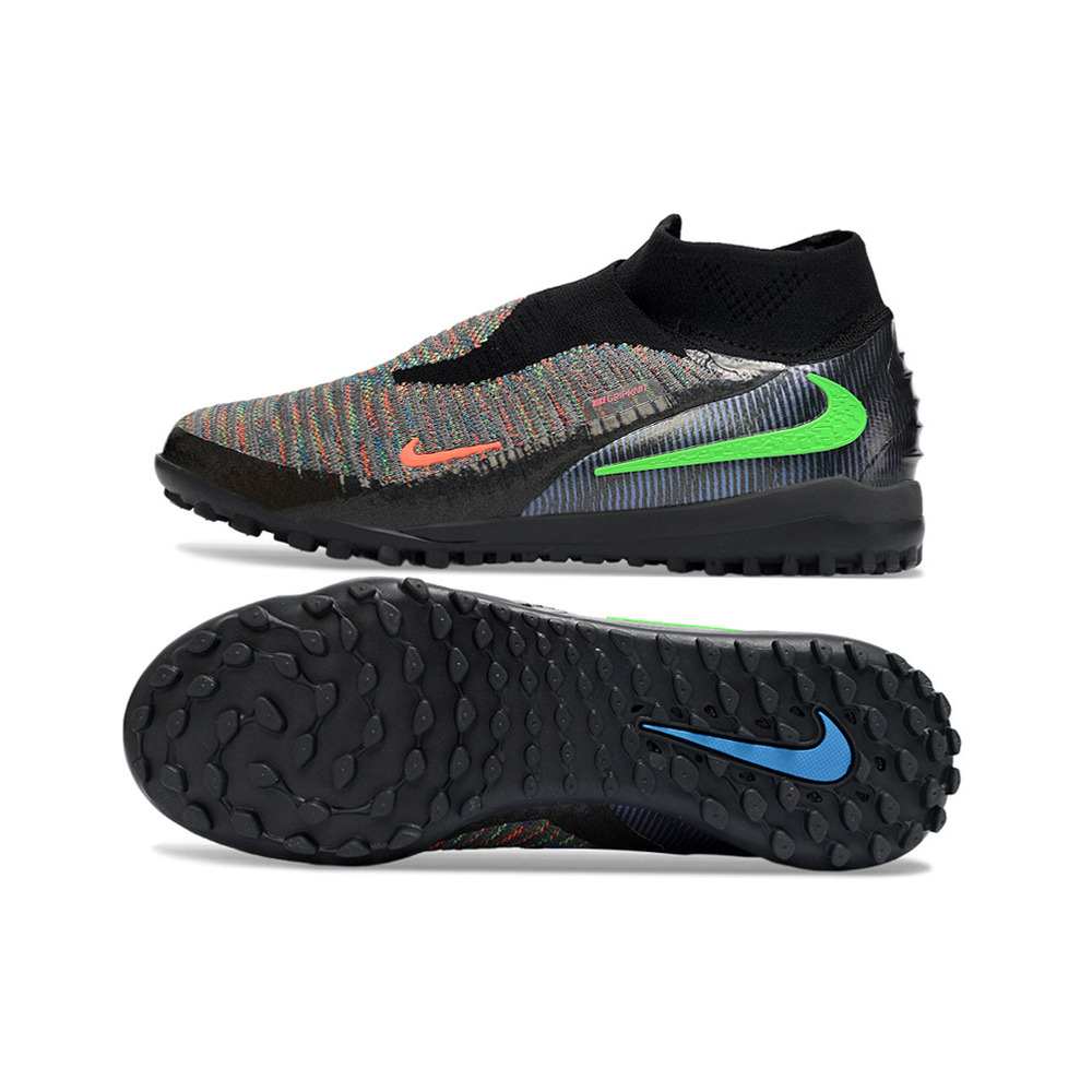 Chuteira Society Nike Phantom GX 6 DF Elite TF Preto e Colorido