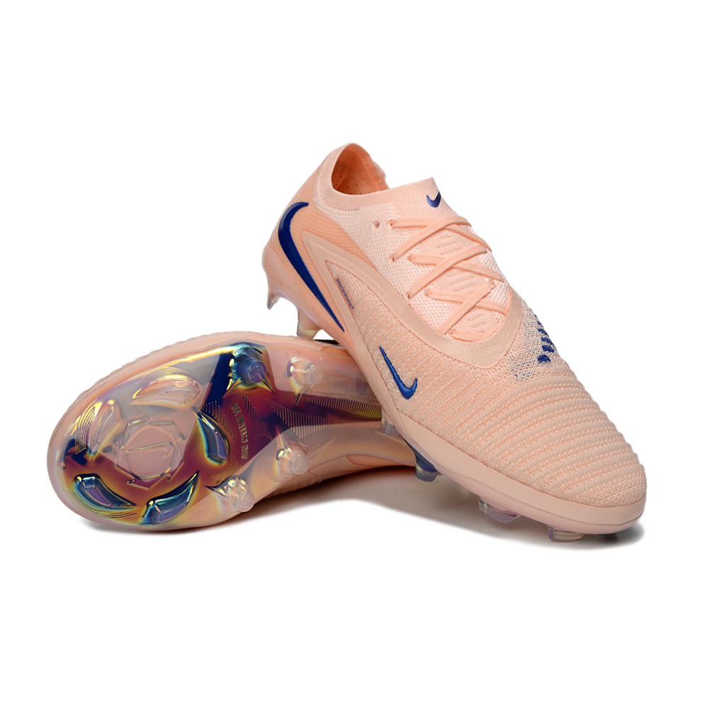 Chuteira Campo Nike Phantom GX 3 Elite FG Rosa e Azul