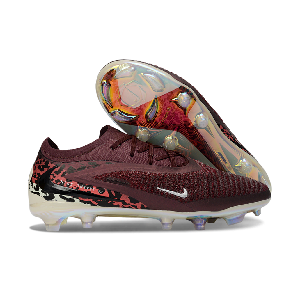 Chuteira Campo Nike Phantom GX 3 Elite FG Bordo