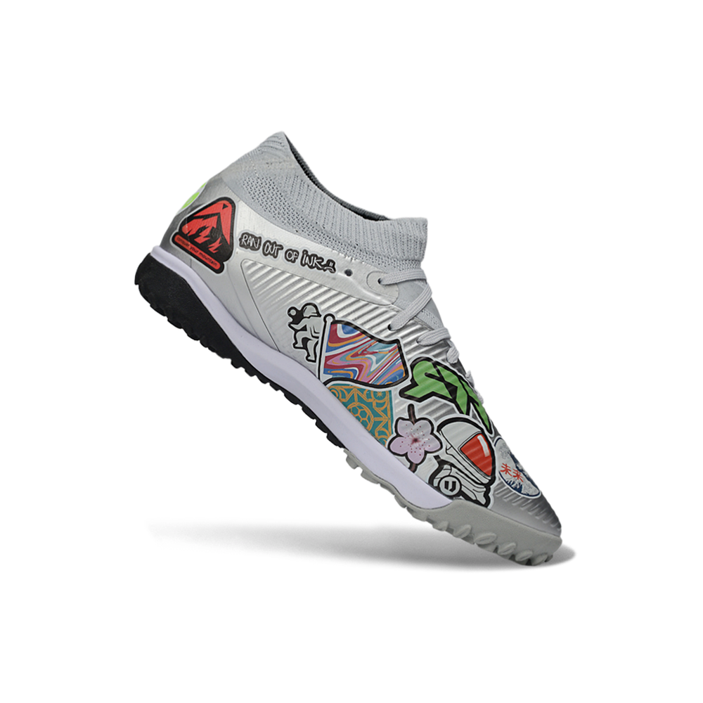 Chuteira Society Puma Future 8 TF Prata