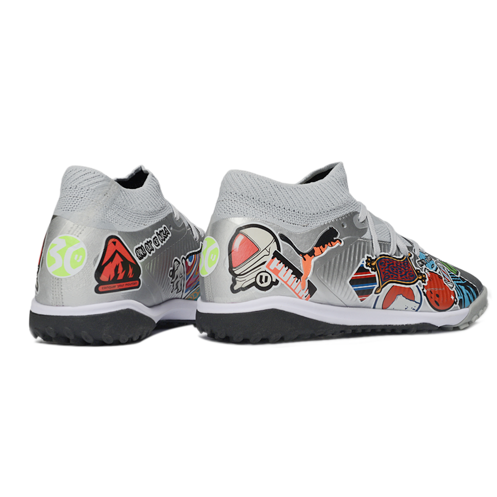 Chuteira Society Puma Future 8 TF Prata