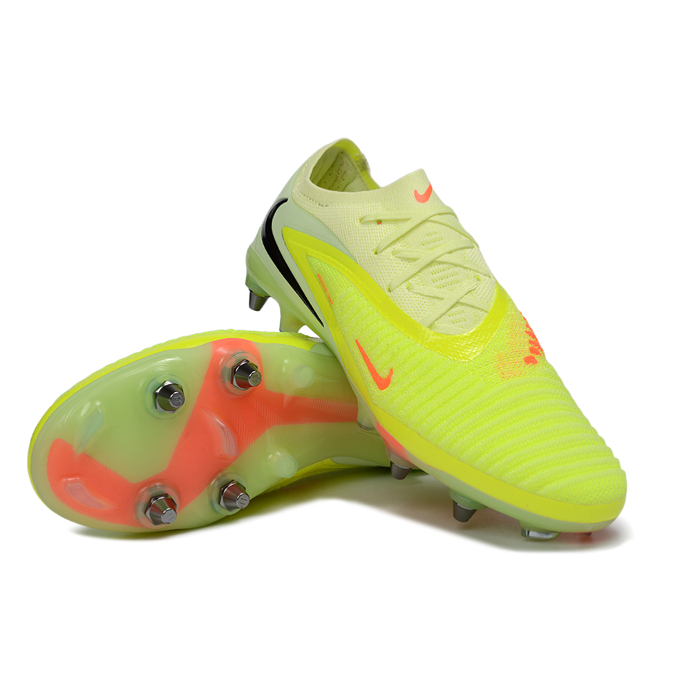 Chuteira Campo Nike Phantom GX 6 Elite Trava Mista Verde "Max Voltage"