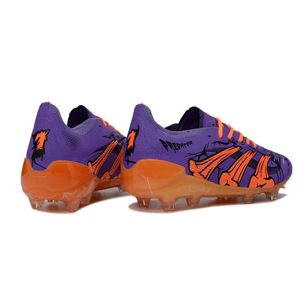 Chuteira Campo Adidas Predator FT 30 Elite FG Roxo e Laranja "Raphinha"
