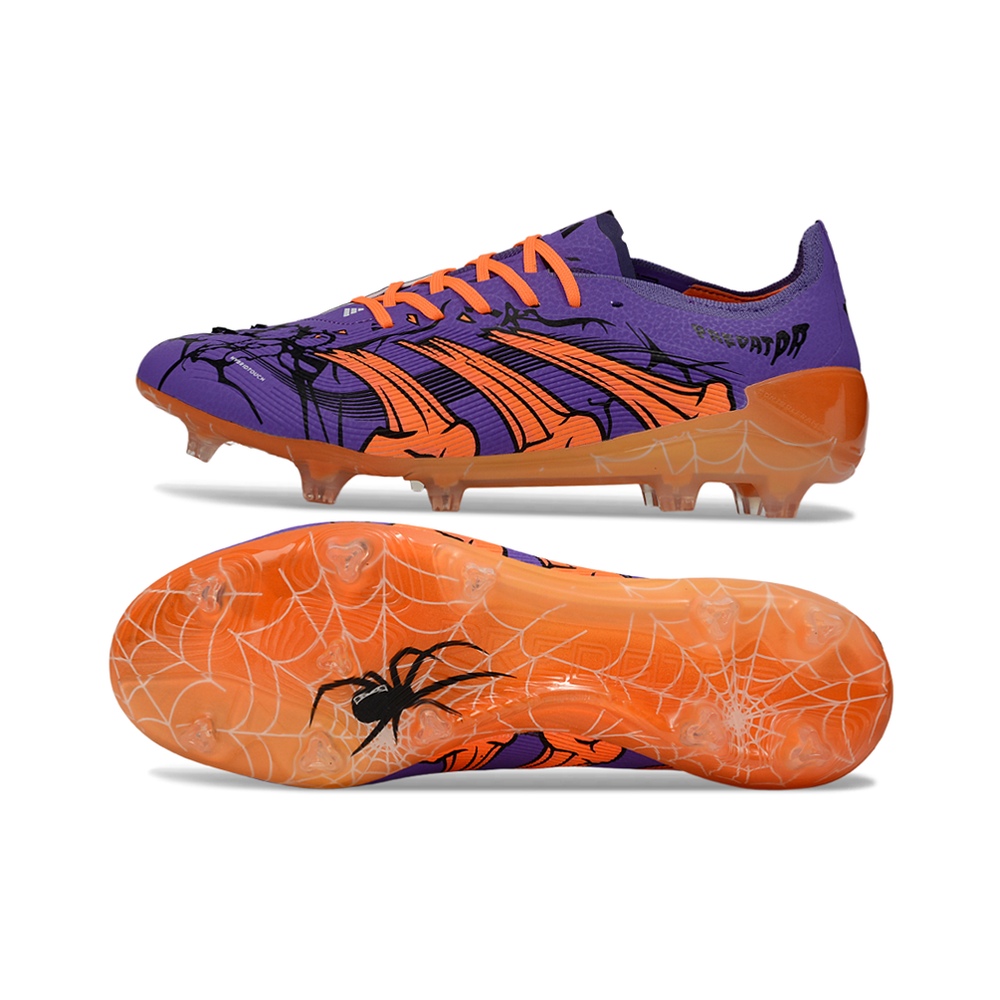 Chuteira Campo Adidas Predator FT 30 Elite FG Roxo e Laranja "Raphinha"