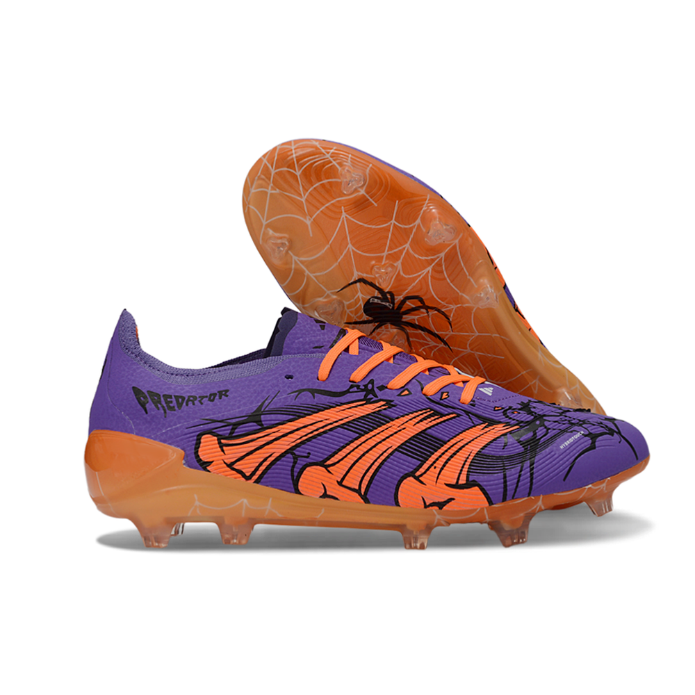 Chuteira Campo Adidas Predator FT 30 Elite FG Roxo e Laranja "Raphinha"
