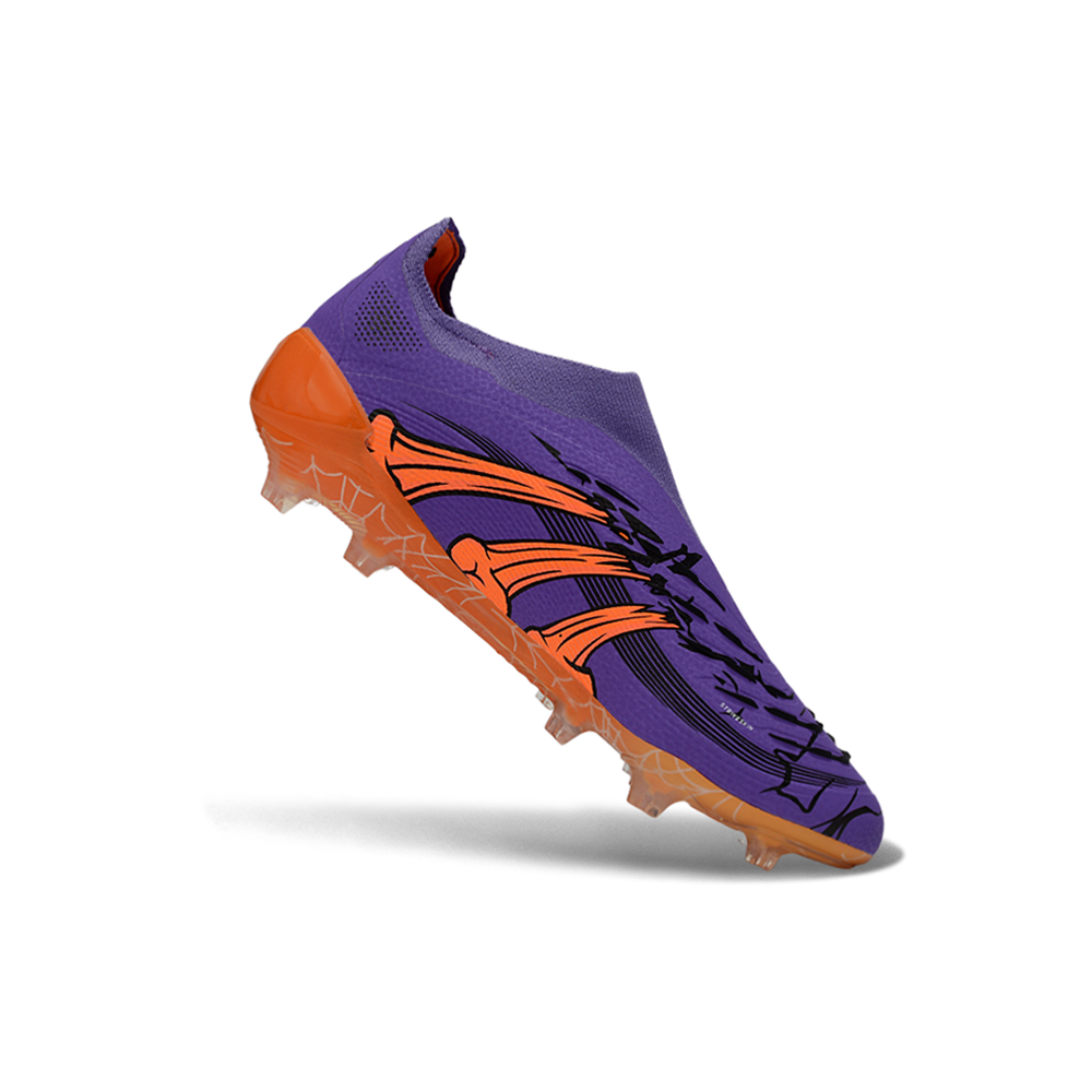 Chuteira Campo Adidas Predator LL Elite FG Roxo e Laranja "Raphinha"