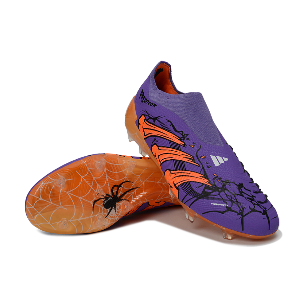 Chuteira Campo Adidas Predator LL Elite FG Roxo e Laranja "Raphinha"