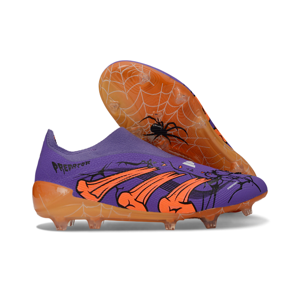 Chuteira Campo Adidas Predator LL Elite FG Roxo e Laranja "Raphinha"