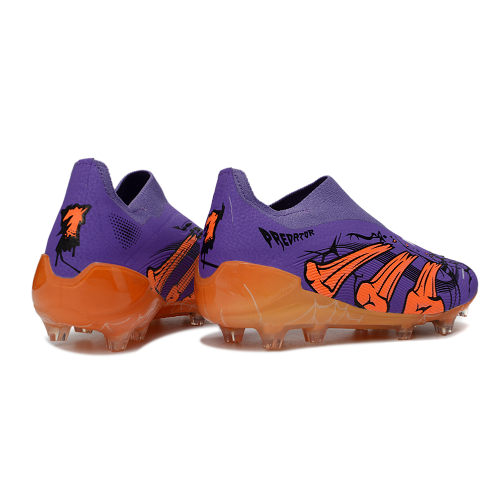 Chuteira Campo Adidas Predator LL Elite FG Roxo e Laranja "Raphinha"