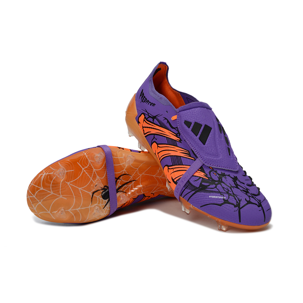 Chuteira Campo Adidas Predator FT 30 Elite FG Roxo e Laranja "Raphinha"